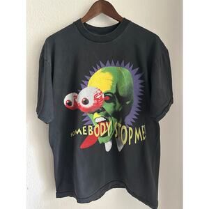 The Mask Movie "Somebody Stop Me"  Reprint Single Stitch T-shirt Tultex Tag XL